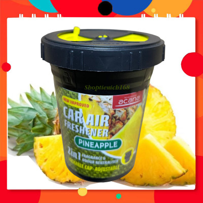 Sáp thơm ôtô thiên nhiên tiện dụng Acana 130g (hương hoa hồng)