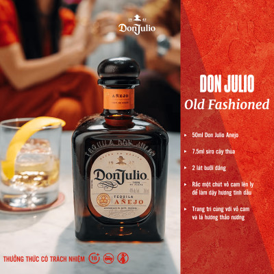 Rượu Don Julio Anejo Tequila 38% 75cl