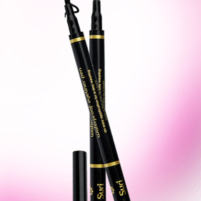 Viết kẻ mí mắt không lem, không thấm nước siêu mảnh Suri Waterproof Hàn Quốc tặng kèm móc khoá