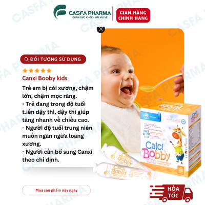 Combo Canxi Hữu Cơ cho Bé + BỔ MAU HEMATOL TW Hanopharco