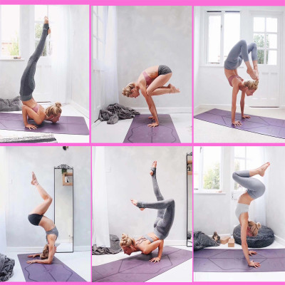 Thảm Yoga TPE 2 Lớp Siêu Dày 10mm (±0.5mm) - Thảm Tập Yoga Định Tuyến TPE 2 Lớp Siêu Siêu Dày 10mm (±0.5mm) Chính Hãng miDoctor – Tặng Bao Đựng Thảm + Dây Buộc Thảm Tập Yoga