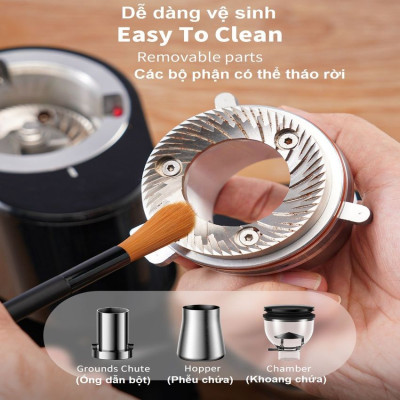 Máy xay cà phê chuyên nghiệp thương hiệu cao cấp Shardor BD-CG301 - Công suất 260W - 100 chế độ xay - Hàng nhập khẩu