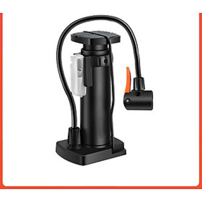 bơm đạp chân dùng bơm xe máy bơm xe đạp với các đầu van đa năng