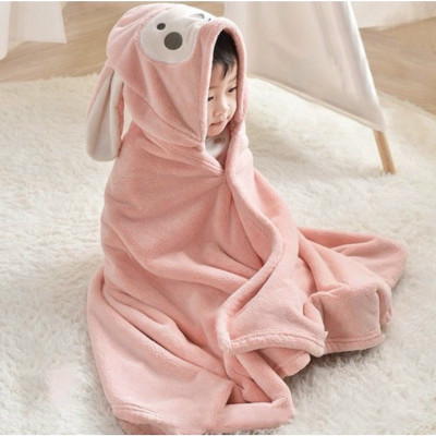 Áo Choàng Cho Bé Có Mũ Lông Cừu MINIIN - Áo Choàng Tắm Dùng Ở Nhà Hoặc Đi Biển - Hàng Chính Hãng