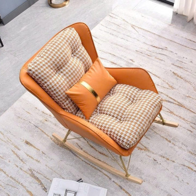 Ghế sofa bập bênh kèm đôn thư giãn tại nhà GH01