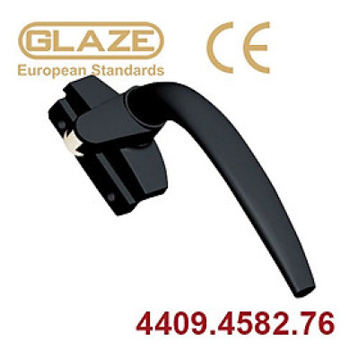 Tay gạt cửa sổ nhôm 458 - có chân