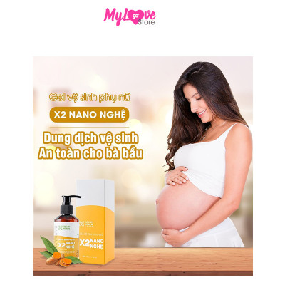 Dung Dịch Vệ Sinh Phụ Nữ X2 Nano Nghệ Cocayhoala Giảm Mùi Hôi, Ngứa, Khí Hư - Se khít Vùng Kín, Chai 150 ml 