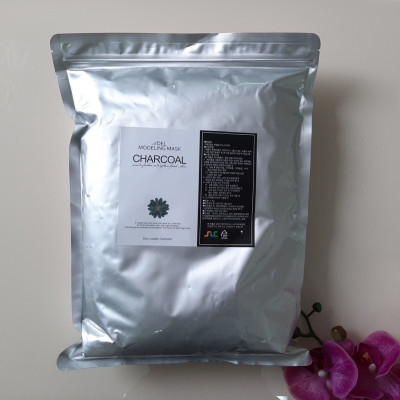 Bột Mặt Nạ Dẻo Than Hoạt Tính Sạch Lỗ Chân Lông Bã Nhờn ADEL Hàn Quốc 1kg