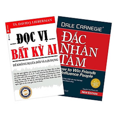 Sách Combo 2 Cuốn Đọc Vị Bất Kỳ Ai, Đắc Nhân Tâm