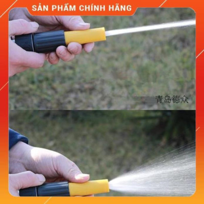️ Bộ dây vòi xịt nước rửa xe, tưới cây , tăng áp 3 lần, loại 15m 206622-5 cút sập,nối đen+ mở chai