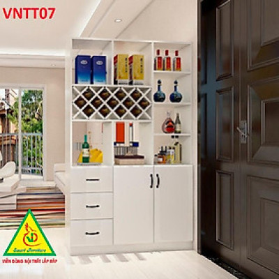 TỦ KỆ TRANG TRÍ KIÊM VÁCH NGĂN VNTT07A - Nội thất lắp ráp Viendong Adv