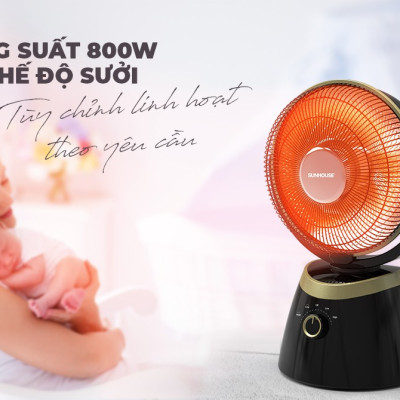 Quạt Sưởi Carbon Sunhouse SHD7008 - Hàng Chính Hãng