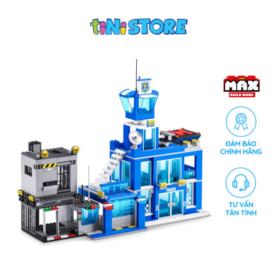 Đồ chơi lắp ráp trạm cảnh sát 889 mảnh Max Build More 83162