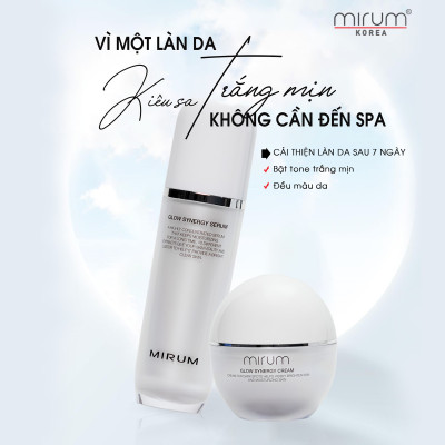 Tinh Chất dưỡng trắng da #Nám, #Tàn_Nhang & Làm_Trắng Da Mirum 45ml – Mirum Glow Synergy Serum