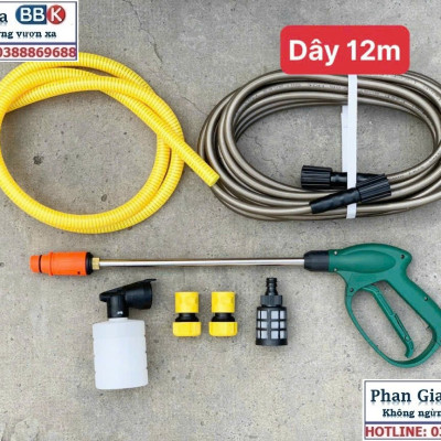 Máy Rửa Xe Chỉnh Áp Dekton DK-CWR3001 - Công Suất 3000W Áp Lực Cao - Thế Hệ Mới - Bảo Hành 12 Tháng