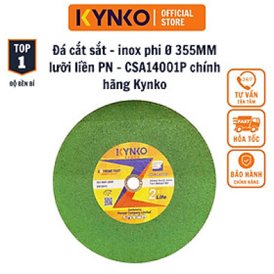 Đá cắt sắt - inox phi Ø 355MM lưỡi liền PN - CSA14001P chính hãng Kynko