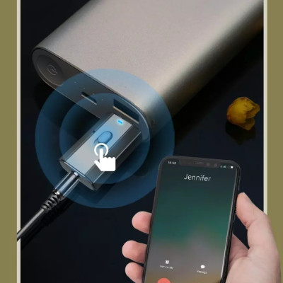 Thiết bị thu phát âm thanh Usb bluetooth 5.0 đa chức năng jack cắm 3.5mm cho loa, Tivi, máy tính, laptop, xe ô tô tặng kèm que chọc sim, Hàng Chính Hãng