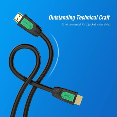 Ugreen UG40461HD101TK 1.5M màu Đen Cáp tín hiệu HDMI chuẩn 1.4 hỗ trợ phân giải 4K * 2K 60hz - HÀNG CHÍNH HÃNG