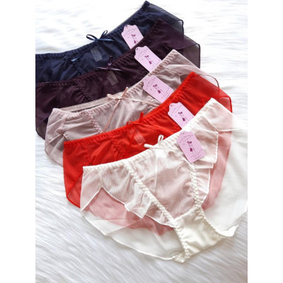 Quần Lót Nữ - 5 Quần Voan Lưới Bánh Bèo - giao màu ngẫu nhiên