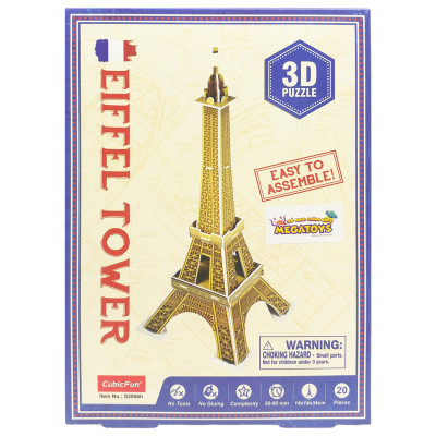 Mô Hình Giấy 3D Tháp Eiffel - Cubic Fun S3006H (20 Mảnh Ghép)