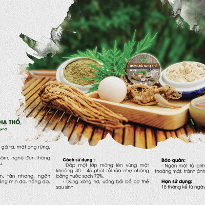 TRỨNG GÀ TA HẠ THỔ THUỐC BẮC MẸ KEN-CHAI 100ML