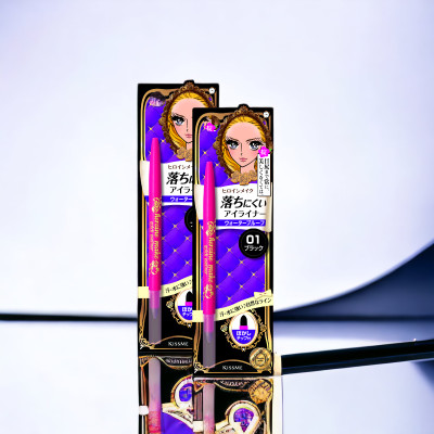 Bút Chì Sáp Kẻ Mí Mắt Không Trôi Nét Vẽ Tự NhiênDạng Xoay Màu Nâu Kissme Heroine Make