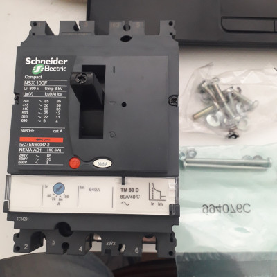 MCCB NSX100F LV429631 Schneider MCCB 3P 80A 36KA