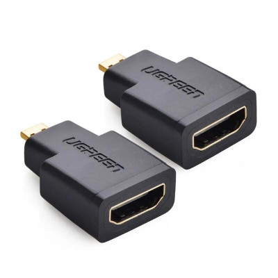 Ugreen UG2010620106TK Màu Đen Đầu chuyển đổi Micro HDMI sang HDMI - HÀNG CHÍNH HÃNG