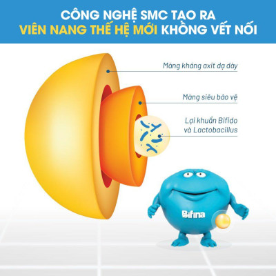 Men tiêu hóa Bifina Nhật Bản - Loại EX - Lẻ  5 gói (không có hộp)