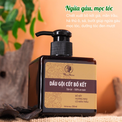 Combo 1 kem nghệ tươi + 1 dầu gội cốt bồ kết Wonmom