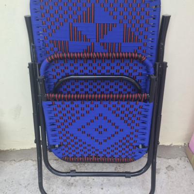 Ghế dù gấp dùng để  ngủ trưa , Khung sắt sơn tĩnh điện,-Giao màu ngẫu nghiên