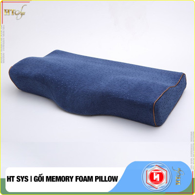 Gối cao su non Memory Foam Pillow công nghệ Nhật Bản -HT SYS- Giúp Ngủ Nhanh - Chống thoái hoá đốt sống cổ - [ Hàng Nhập Khẩu ]