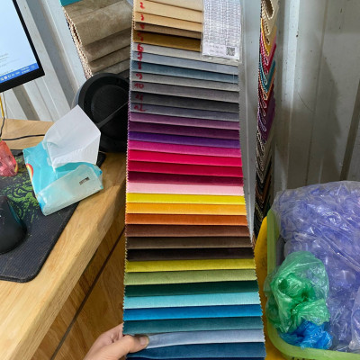 Giường ngủ bọc nệm nhung, giường bọc nệm hiện đại chắc chắn