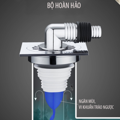Bộ thoát nước máy giặt, thoát nước thải kiêm chống mùi hôi, ngăn côn trùng trào ngược MH3111