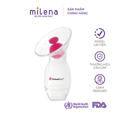Sản phẩm cốc hứng sữa Silicon NatureBond  tiện lợi dành cho mẹ