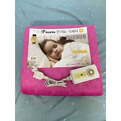 Đệm điện (135x180cm, 110-220v, 200w) chất liệu nhung hàng nhập khẩu hàn quốc