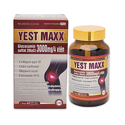 Viên uống hỗ trợ xương khớp Yest Maxx Glucosamin 3000mg
