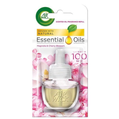 Chai tinh dầu cắm điện Air Wick Refill AWK3141 Flower Meadow & Spring Breeze 19ml (Hương hoa mùa xuân), sử dụng điện 220V