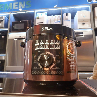  Nồi áp suất điện đa năng SEKA SK5858 dung tích 6L công suất 1000W Lòng nồi chống dính hàng chính hãng