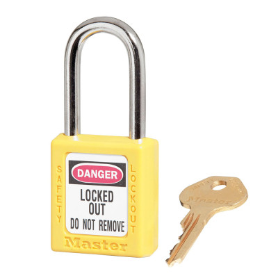 Ổ khóa an toàn Master Lock 410 Zenex thân nhựa chịu nhiệt - càng thép - nhiều màu
