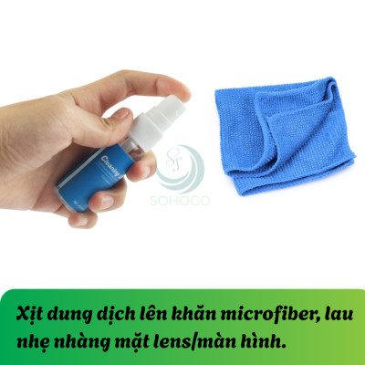 Bộ Vệ Sinh Máy Ảnh Đa Năng 7 Món- Bộ Dụng Cụ Làm Sạch Ống Kính & Màn Hình Chuyên Dụng- Kit Vệ Sinh Camera - Lens Cleaning Kit- Bộ Dụng Cụ Bảo Dưỡng Máy Ảnh Chuyên Nghiệp...Hàng nhập khẩu