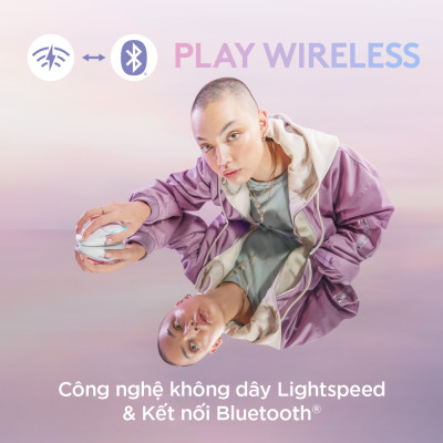 Chuột không dây chơi game Logitech G705 Bluetooth & LIGHTSPEED, RGB , gọn nhẹ 85g, 6 nút lập trình - Hàng chính hãng
