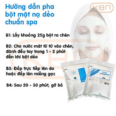 Mặt Nạ Bột Dẻo TBM Hàn Quốc Chính Hãng - Chiết 50g, 100g (Bạc Hà, Than, Collagen, Vitamin C)