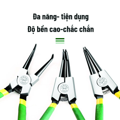 Kìm mở phe trong, phe ngoài, Mũi cong, mũi thẳng, mũi đôi, mũi đơn (kìm phanh) - cỡ 7inch