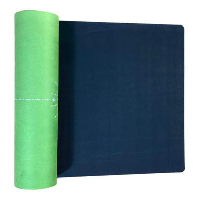 Thảm tập yoga chính hãng Yvonne, Pole Star Green (TẶNG KÈM 3 PHẦN QUÀ) dày 6mm bề mặt nhám, siêu bám, chống trơn trượt, thấm hút mồ hôi, càng nhiều mồ hôi càng bám, dễ vệ sinh, bề đẹp, sang trọng