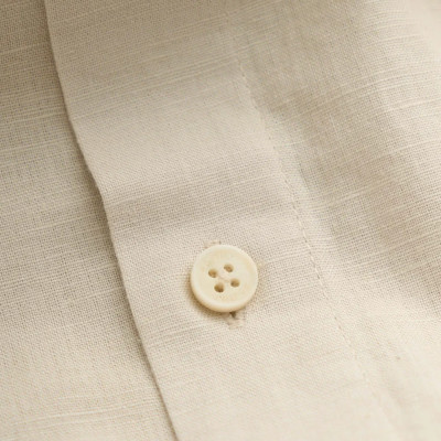 Áo sơ mi tay ngắn nam cotton linen Form Regular - RT 10S25SHS004 | ROUTINE CÀ MAU
