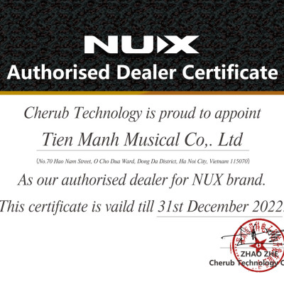 Phơ Đàn Guitar Nux Distortion - Bàn Đạp Bộ Phá, Méo Tiếng Fuzz Pedals RECTO REC TO Hàng Chính Hãng