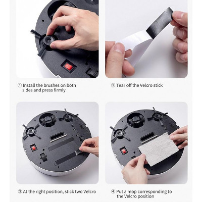 Robot Hút Bụi Thông Minh Thế Hệ Mới ES300 Pro điều khiển qua app điện thoại Siêu Mạnh Mẽ Tích Hợp Cảm Ứng Chạm, Kiêm Lau Nhà Bản Nâng Cấp Hàng Nhập Khẩu