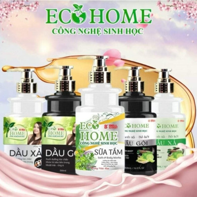 Dầu Xả ECOHOME Kim Ngân Hương Nước Hoa Công Nghệ Sinh Học, Nuôi Dưỡng Tóc Chắc Khỏe Bên Trong 500ml