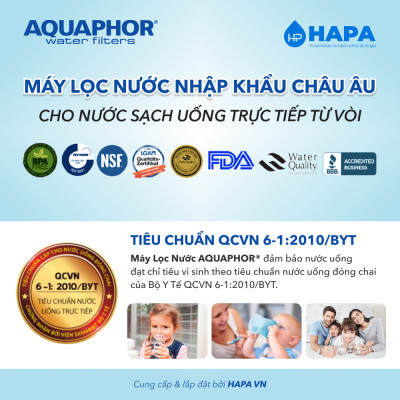 Máy Lọc Nước Aquaphor FAVORITE Công Nghệ NANO Aqualen - Hàng Chính Hãng, Nhập Khẩu Châu Âu